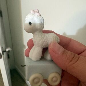 Precious Moments Birthday Train Age 1 Lamb